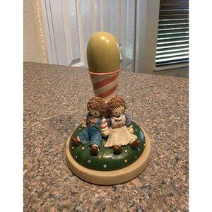 Brown Bag Cookie Art Raggedy Ann & Andy Stamp Mold #36‎ Rag Dolls 1995 Vintage